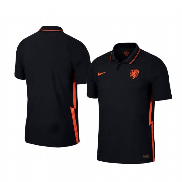 Netherlands 2020 Black Away Men's Short Sleeve Jersey