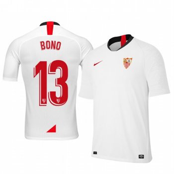 Youth Bono Sevilla 19-20 Home White Short Sleeve Jersey