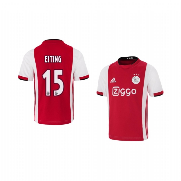 Youth Carel Eiting Ajax 19-20 Home Jersey