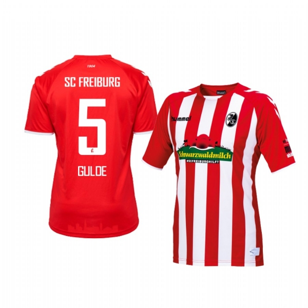 SC Freiburg Manuel Gulde Red Fight COVID-19 Jersey 2019-20 Men's