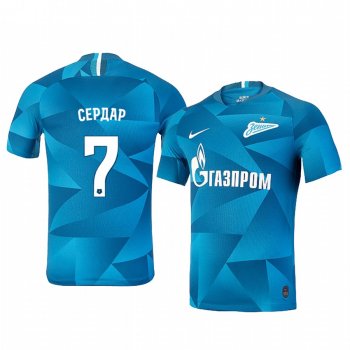 Sardar Azmoun Zenit Saint Petersburg Home Blue Short Sleeve Jersey