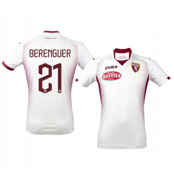 Álex Berenguer Torino 19-20 Away Short Sleeve Jersey