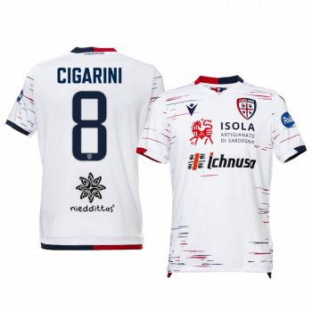 Luca Cigarini Cagliari Calcio 19-20 Away Short Sleeve Jersey