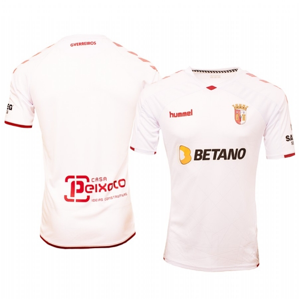 Braga Away White Short Sleeve Jersey