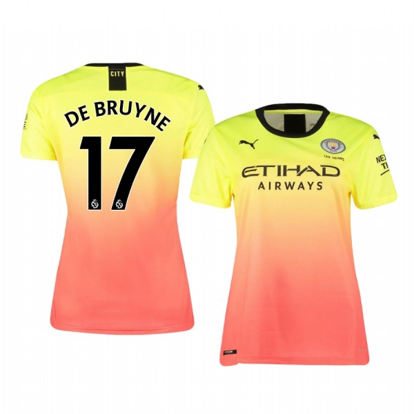 Women's Manchester City Kevin De Bruyne Jersey Alternate Third 19-20