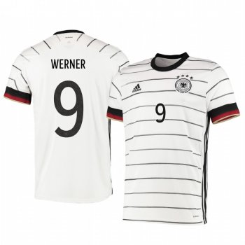 Timo Werner Germany UEFA Euro 2020 Home White Authentic Jersey