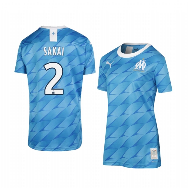 Women's Olympique de Marseille Hiroki Sakai Away Jersey 19-20