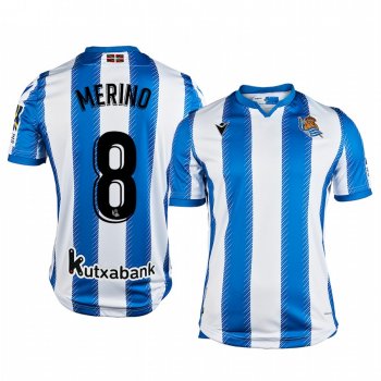 Mikel Merino Real Sociedad Home Men's Jersey 19-20