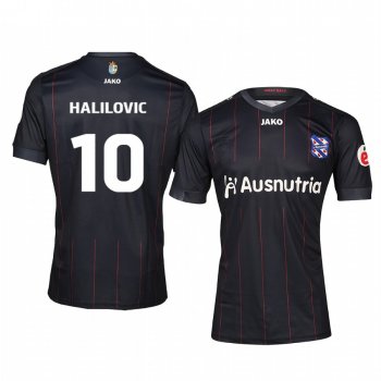 SC Heerenveen Alen Halilovic 19-20 Away Men's Black Short Sleeve Jersey