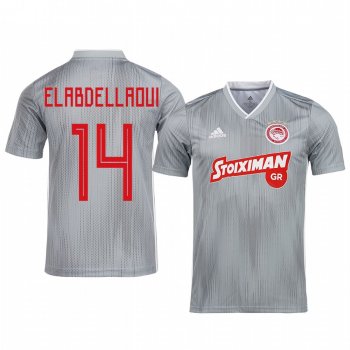 Olympiacos Piraeus Omar Elabdellaoui 19-20 Away Jersey Men's