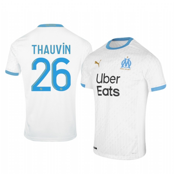 Olympique de Marseille Florian Thauvin Home Men's Jersey 2020-21