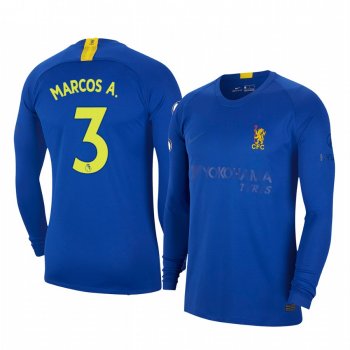 Marcos Alonso Chelsea 19-20 Blue Fourth Replica Jersey Men's