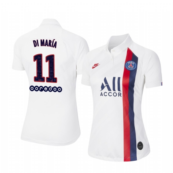 Women's Paris Saint-Germain ángel Di María Jersey Alternate Third 19-20