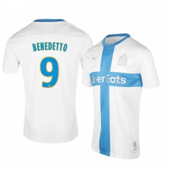 Dario Benedetto Olympique de Marseille White 120th Anniversary Limited Edition Jersey Men's