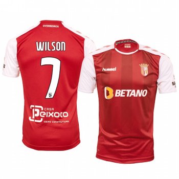 Wilson Eduardo Braga Home Red Short Sleeve Jersey