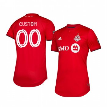 Toronto FC Custom Men's Red Primary Short Sleeve Jersey 2020