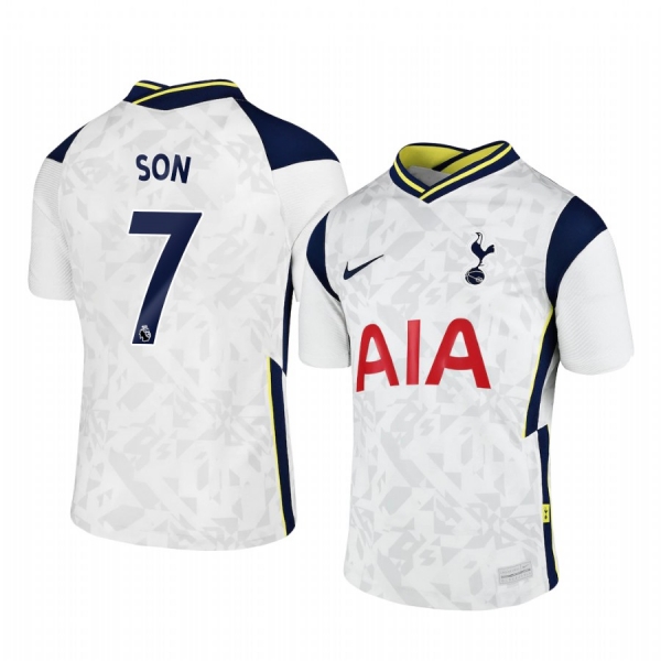 Midfielder Tottenham Hotspur Son Heung-min Men's Home Jersey 2020-21