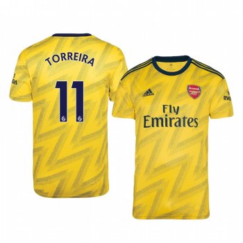 Lucas Torreira Arsenal Away Men's Short Sleeve Jersey 19-20