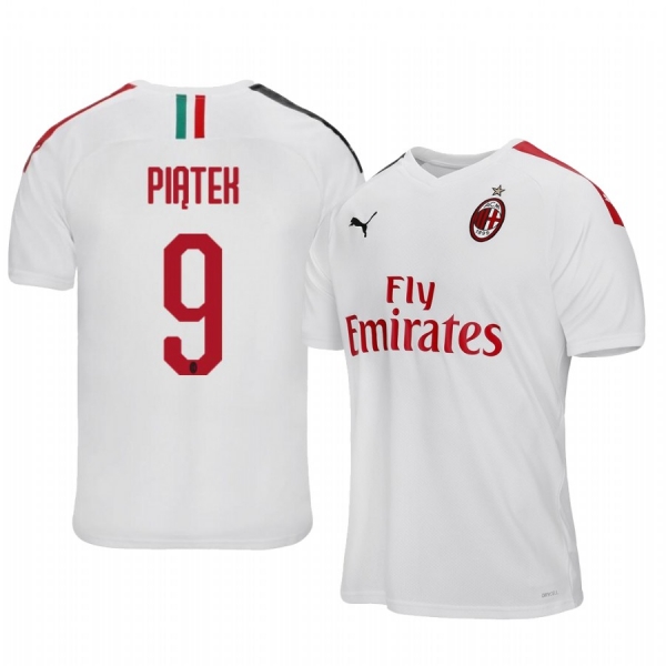 Krzysztof Piatek AC Milan 19-20 Away Short Sleeve Jersey