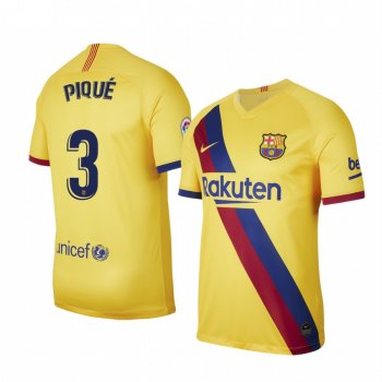 Barcelona Gerard Pique Away Short Sleeve Jersey 19-20