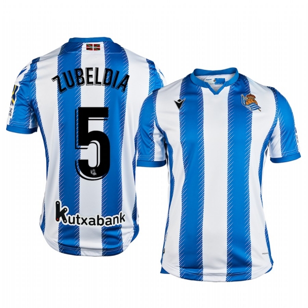 Igor Zubeldia Real Sociedad Home Men's Jersey 19-20