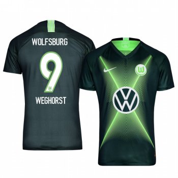 Men's VfL Wolfsburg Wout Weghorst Home Jersey 19-20