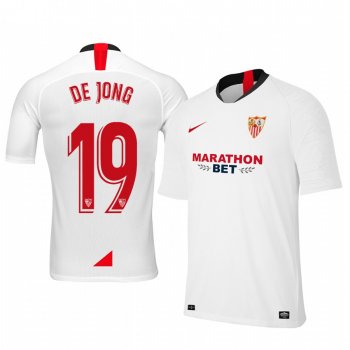 Luuk de Jong Sevilla Home Men's Jersey 19-20