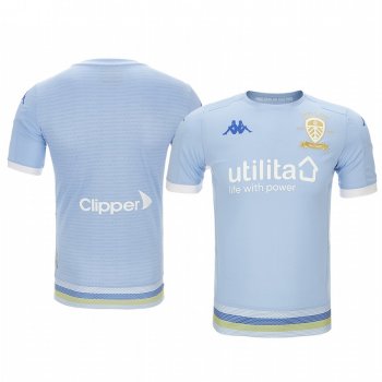 Youth Leeds United Light Blue Third Short Sleeve Jersey 19-20