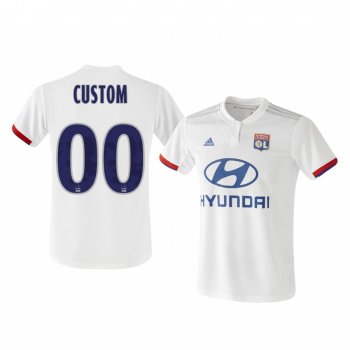 Olympique Lyonnais Custom Home Men's Jersey 19-20