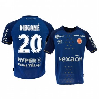 Stade de Reims Tristan Dingomé Men's Away Jersey 19-20