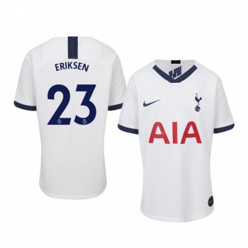 Youth Christian Eriksen Tottenham Hotspur 19-20 Home White Short Sleeve Jersey