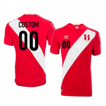 2018 World Cup Peru Custom Men's Away Official Jersey