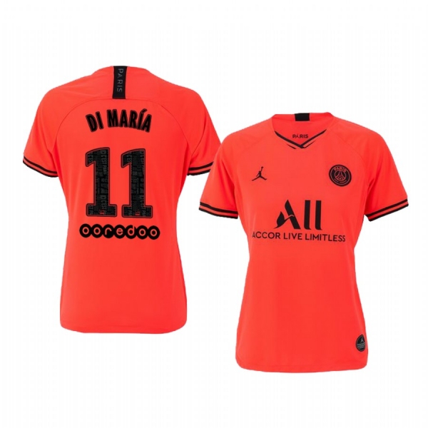 Women's Paris Saint-Germain ángel Di María Away Jersey 19-20