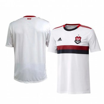 Youth Flamengo White Away Short Sleeve Jersey 2020