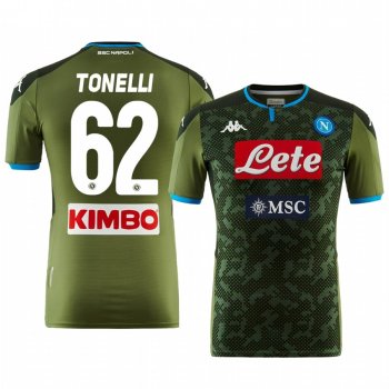 Lorenzo Tonelli SSC Napoli 19-20 Away Short Sleeve Jersey