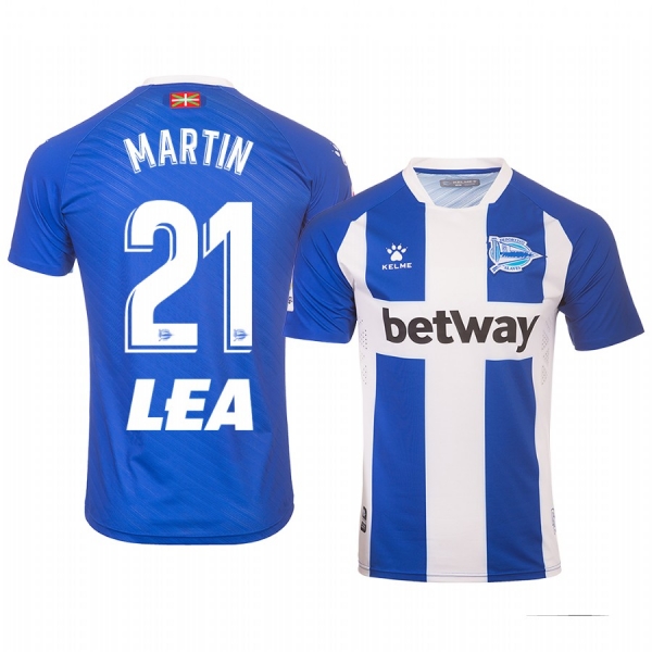 Martín Aguirregabiria Deportivo Alaves Home Men's Jersey 19-20