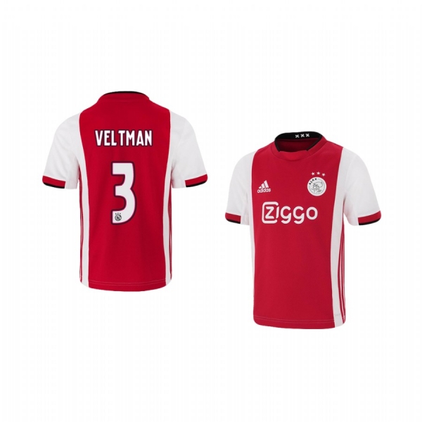 Youth Joel Veltman Ajax 19-20 Home Jersey