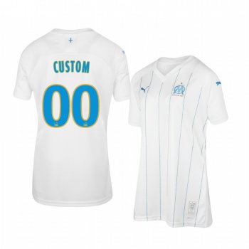 Olympique de Marseille Custom Home Women's Jersey 19-20