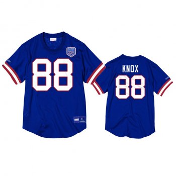 Buffalo Bills Dawson Knox Royal Mesh Crewneck Superbowl XXV Anniversary Jersey