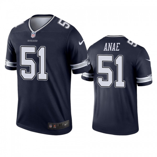 Dallas Cowboys Bradlee Anae Navy Legend Jersey