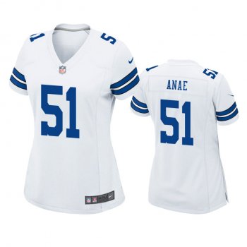 Women's Dallas Cowboys Bradlee Anae White Game Jersey