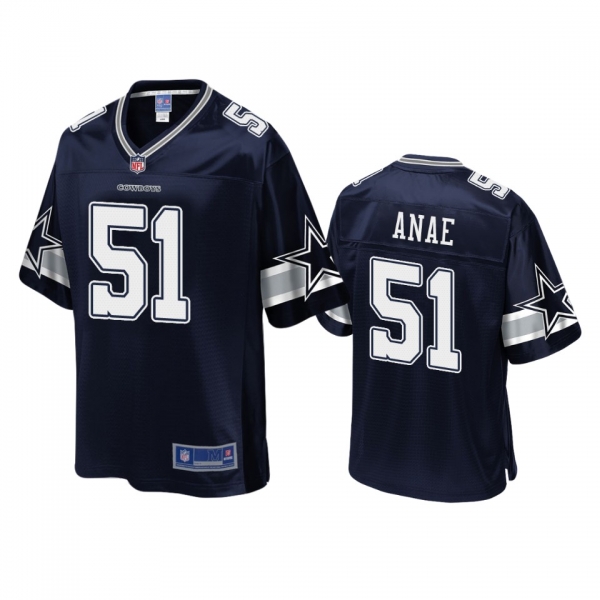 Dallas Cowboys Bradlee Anae Navy Pro Line Jersey