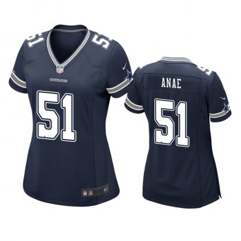 Women's Dallas Cowboys Bradlee Anae Navy Game Jersey