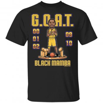 Youth Anthony Davis Kobe Bryant Goat Mamba Day T-Shirt