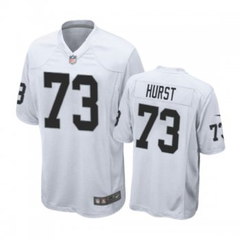 Oakland Raiders #73 Maurice Hurst White Nike Game Jersey