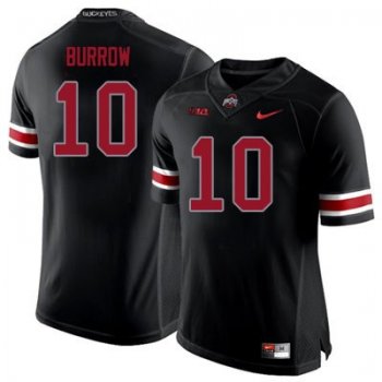 Buckeyes Joe Burrow #10 Nike Limited Jersey - Blackout