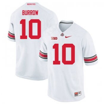 Buckeyes Joe Burrow #10 Nike Limited Jersey - White