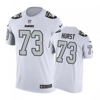 Oakland Raiders #73 Maurice Hurst Color Rush Nike T-Shirt