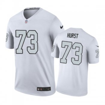 Oakland Raiders #73 Maurice Hurst Nike color rush White Jersey