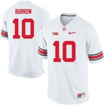 Ohio State University Joe Burrow #10 Diamond Quest Jersey - White